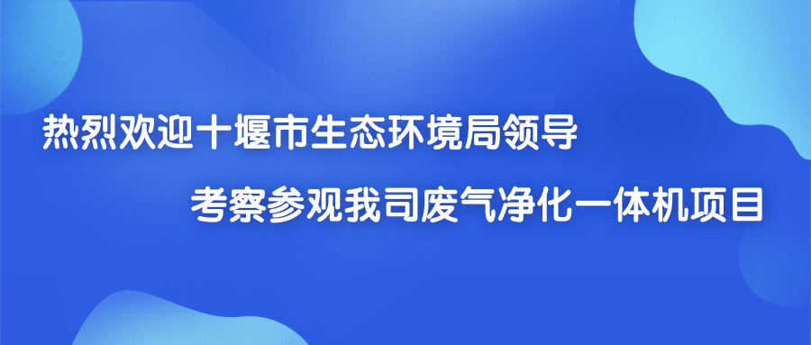 熱烈歡迎十堰市生態(tài)環(huán)境局領(lǐng)導(dǎo)考察參觀我司廢氣凈化一體機(jī)項(xiàng)目